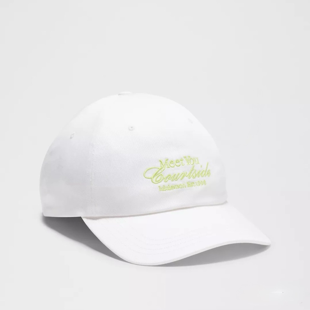 NWT Lululemon Classic Unisex Ball Cap Tennis Club Sour Grape/White S/M